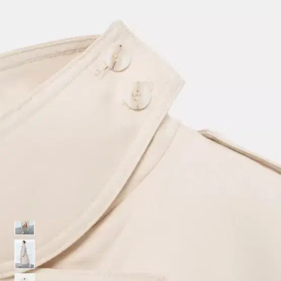 [BUNJANG] ZARA Trench Coat Light Beige / 자라 트렌치코트 라이트베이지 신상