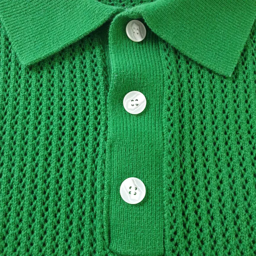 [BUNJANG] UMO APPAREL Knit Polo Shirt / [무료배송] minav 반팔 니트 폴로