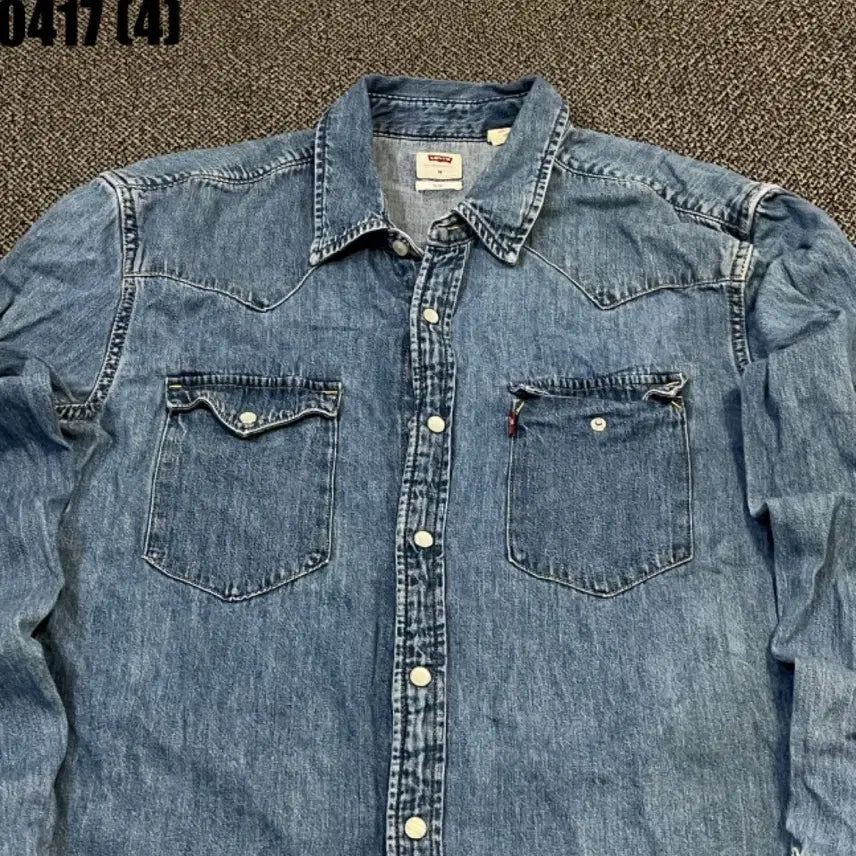 [SOLD OUT] 리바이스 데님 웨스턴 셔츠 긴팔 M | 0417 [4]