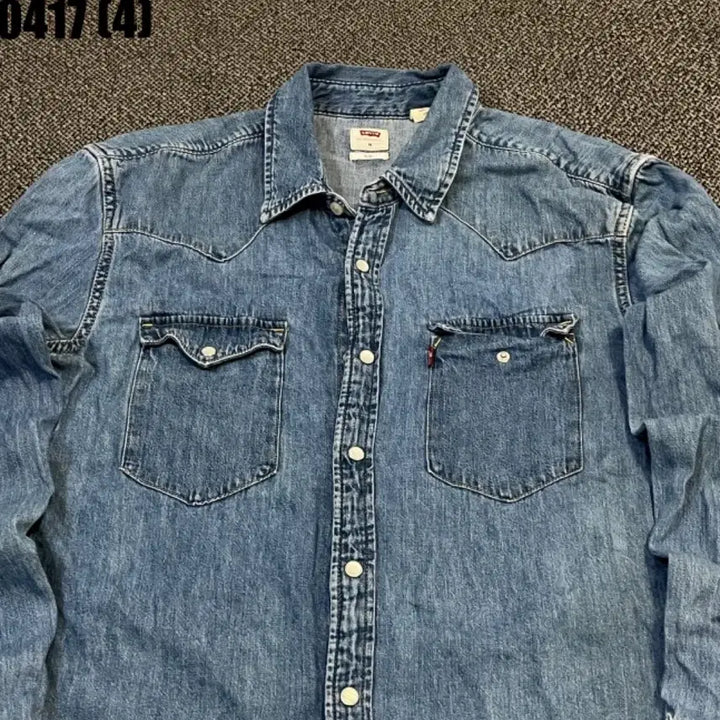 [SOLD OUT] 리바이스 데님 웨스턴 셔츠 긴팔 M | 0417 [4]