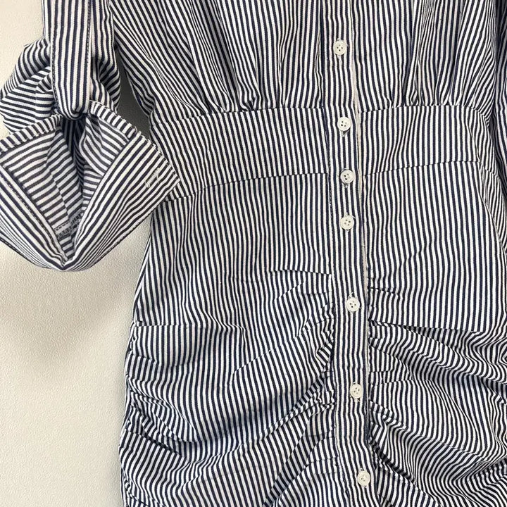 [SOLD OUT] 8 스트라이프 셔츠 원피스 롱 슬리브