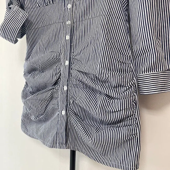 [SOLD OUT] 8 스트라이프 셔츠 원피스 롱 슬리브