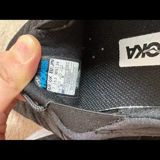 [BUNJANG] Hoka Recovery Slip-On Shoes Black 240 / 호카 리커버리 슈즈 블랙 슬립온 240 새제품