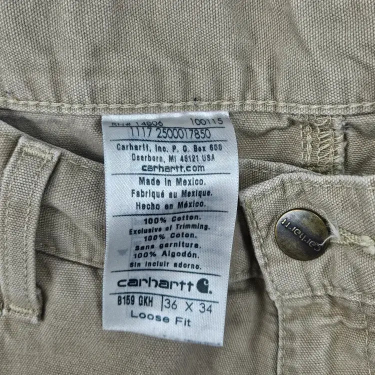 [BUNJANG] Carhartt Cotton Carpenter Work Shorts (36") / 칼하트 코튼 카펜터 워크 쇼츠 반바지 커스텀 (36") / 11888