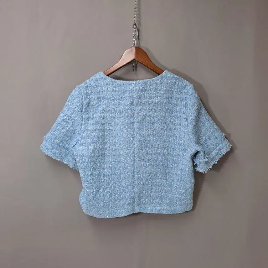 [BUNJANG] Customizable Tweed Short Sleeve Jacket / CUSTOMABLE 트위드 반팔 자켓