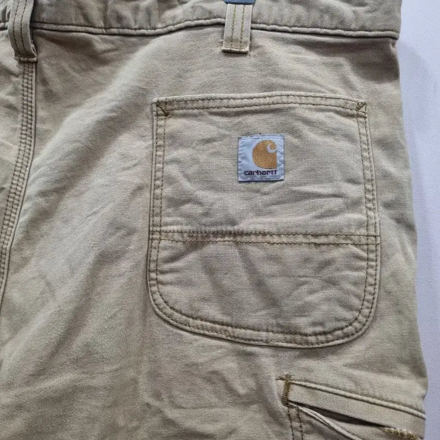 [BUNJANG] Carhartt Beige Shorts Size 42 / 칼하트 베이지 반바지 사이즈42