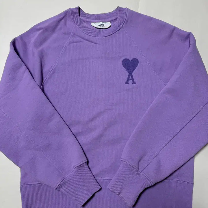[BUNJANG] AMI Lilac Big Logo Sweatshirt / (신품급,판매42,매장판) 아미 여성 라일락 맨투맨44-55