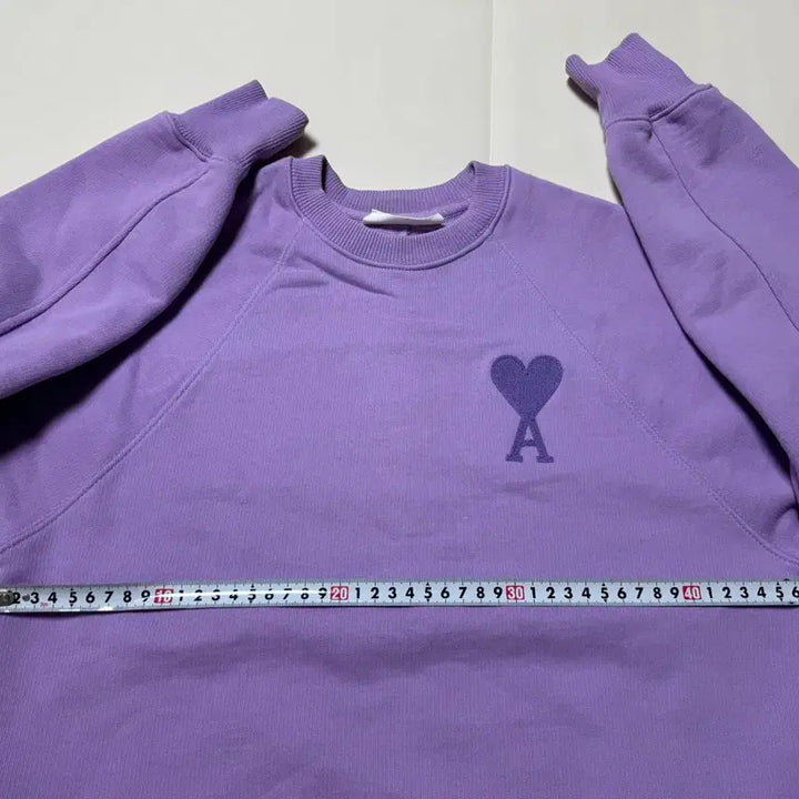 [BUNJANG] AMI Lilac Big Logo Sweatshirt / (신품급,판매42,매장판) 아미 여성 라일락 맨투맨44-55