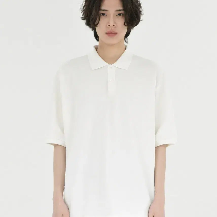 [BUNJANG] Brown Yard Cotton Pique Polo Shirt / 브라운야드 코튼 피케 폴로 셔츠