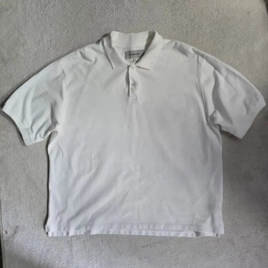[BUNJANG] Brown Yard Cotton Pique Polo Shirt / 브라운야드 코튼 피케 폴로 셔츠