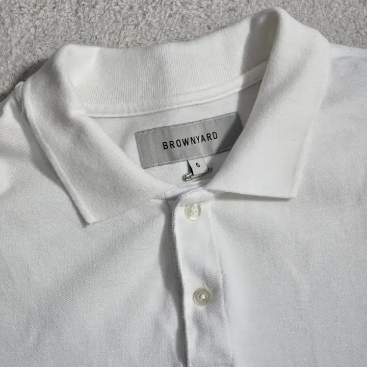 [BUNJANG] Brown Yard Cotton Pique Polo Shirt / 브라운야드 코튼 피케 폴로 셔츠