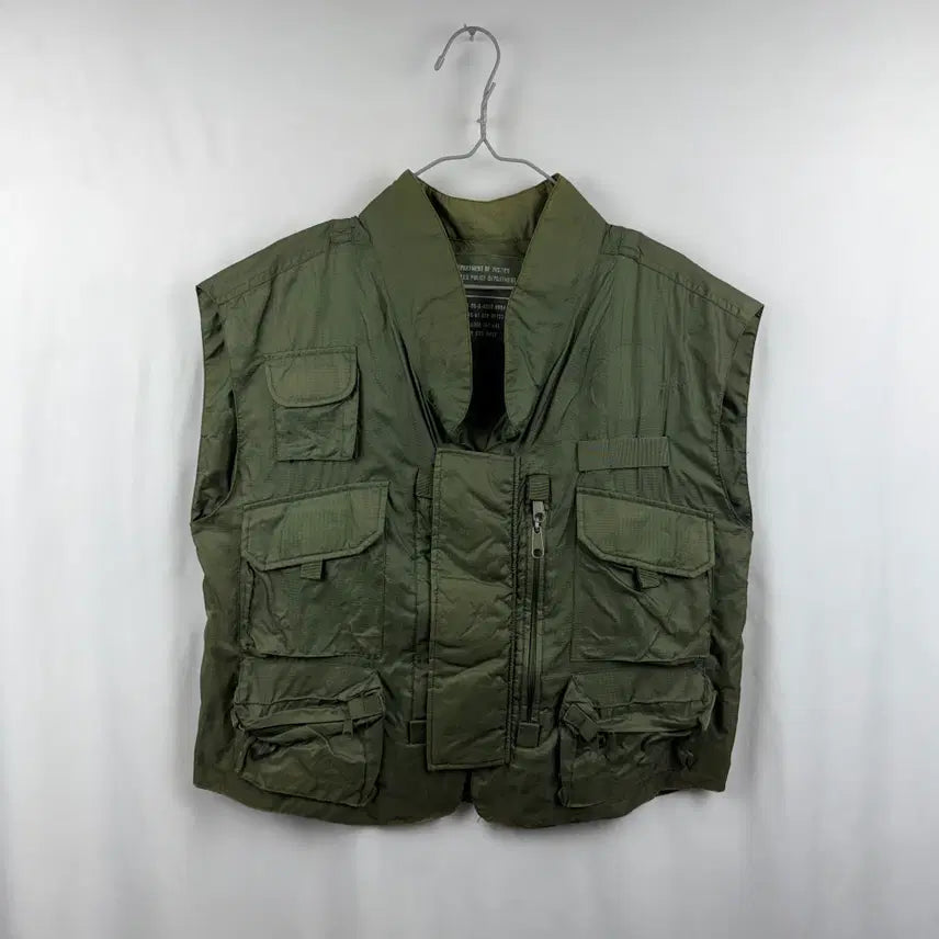 [BUNJANG] USA Police Multi-Pocket Vest / (L) USA POLICE 멀티포켓 베스트