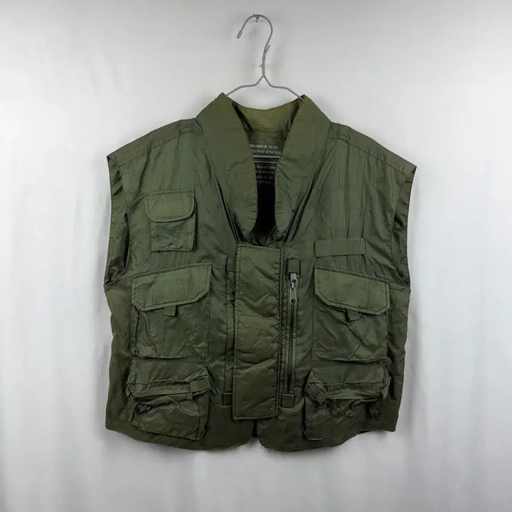 [BUNJANG] USA Police Multi-Pocket Vest / (L) USA POLICE 멀티포켓 베스트