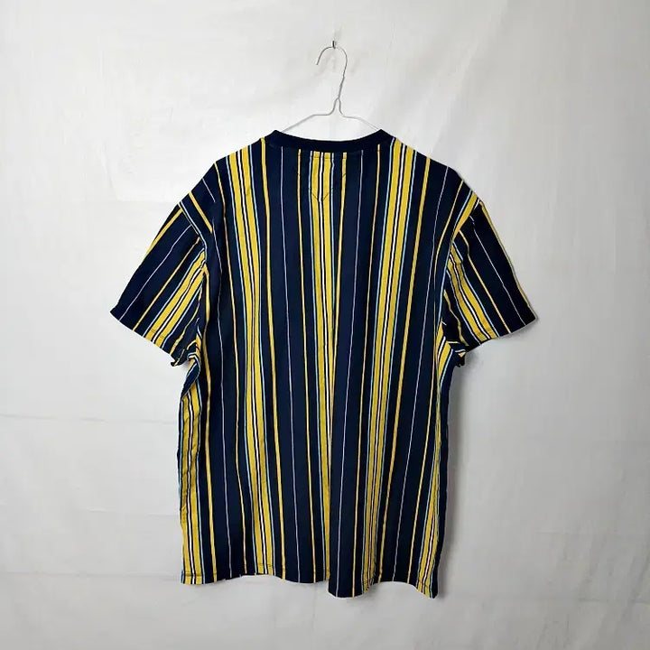 [BUNJANG] Tommy Jeans Vertical Stripe T-shirt / TOMMY JEANS 타미진스 스케이터 버티컬 스트라이프 티셔츠 2xl