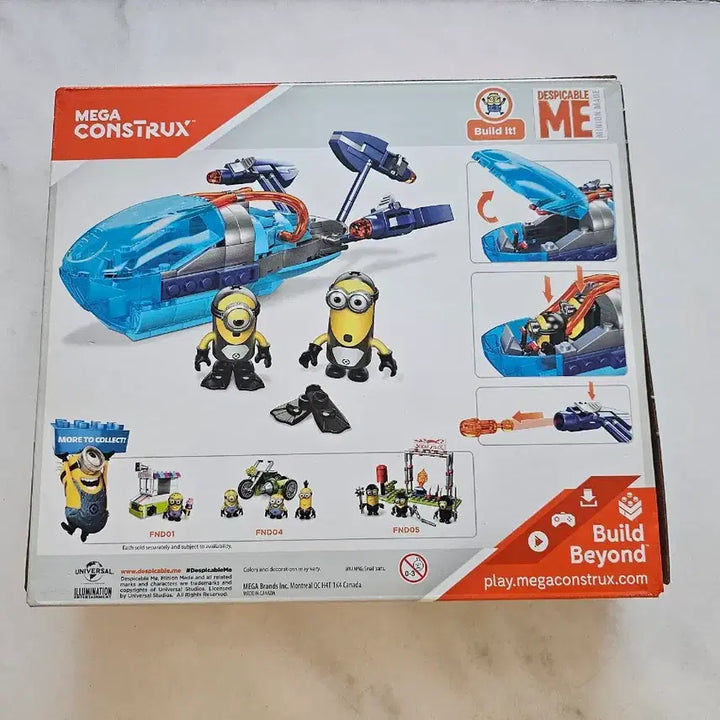 [BUNJANG] Mega Construx Minions Submarine Dive (FND06) Sealed Building Set / [미개봉/소장용] 메가블럭 미니언즈 잠수함 다이브 (Mega Constr