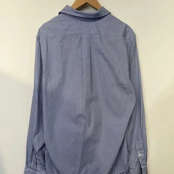 [SOLD OUT] 미디움 폴로 랄프 로렌 슬림핏 스트라이프 봄 셔츠 블루