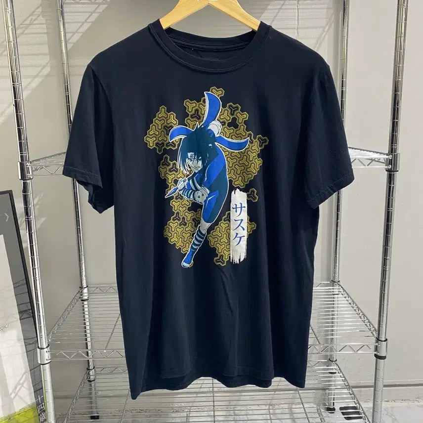 [BUNJANG] Naruto Sasuke Official Anime T-shirt / 나루토 사스케 오피셜 애니메이션 티셔츠