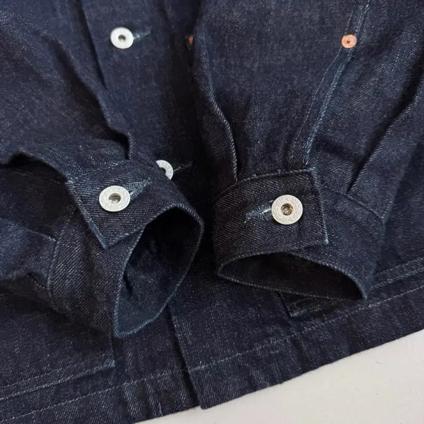[BUNJANG] Slick and Easy Japan Udon Denim Jacket / 슬릭앤이지 제팬 우동 데님자켓 2사이즈