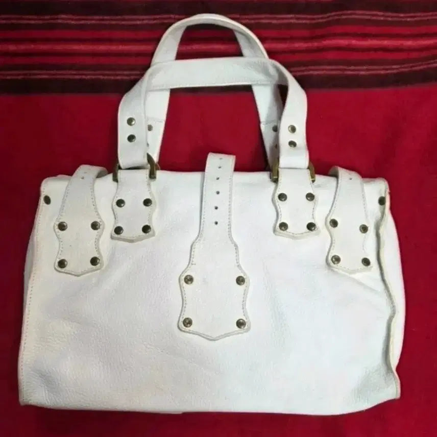 [BUNJANG] MULBERRY 브랜드의 화이트 버클 토트백 / MULBERRY 브랜드의 화이트 버클 토트백