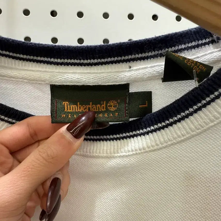 [BUNJANG] Timberland Logo Oversized T-shirt / 팀버랜드 로고 오버핏 반팔 티셔츠 U1609