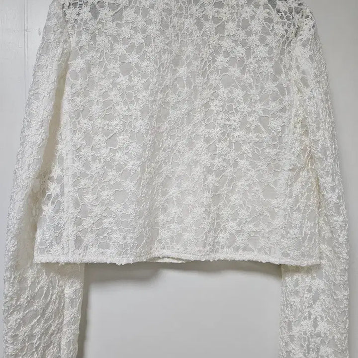[BUNJANG] Mine Lace Crop Jacket / 마인 레이스 칼라 크롭 자켓