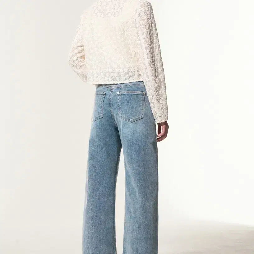 [BUNJANG] Mine Lace Crop Jacket / 마인 레이스 칼라 크롭 자켓