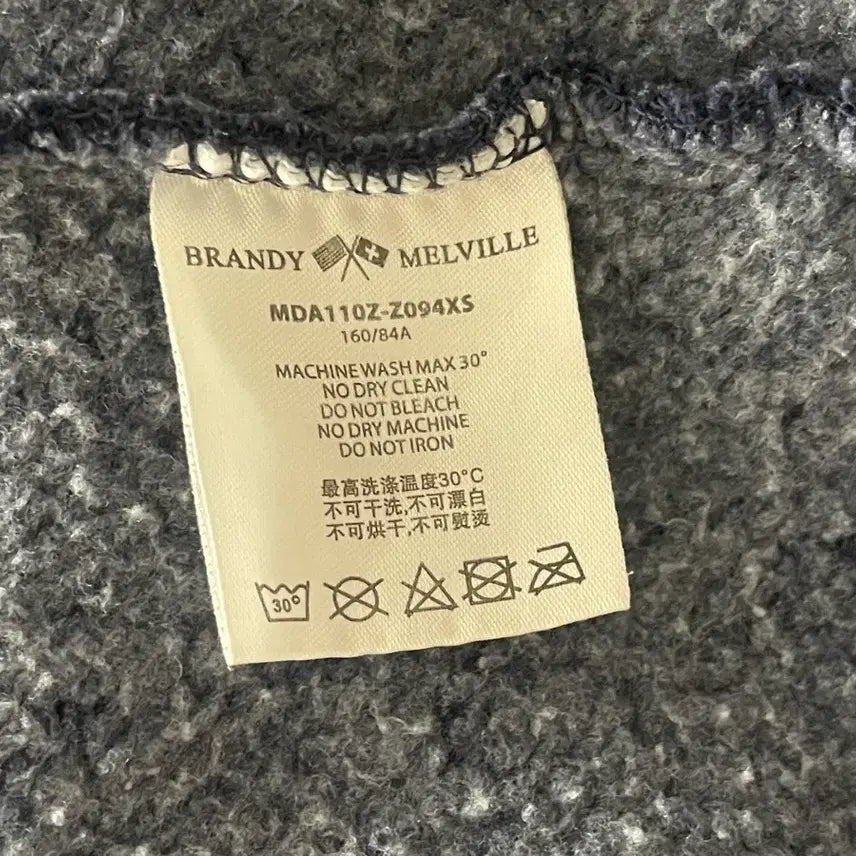 [BUNJANG] Brandy Melville Navy Zip-up / 브랜디멜빌 집업 네이비