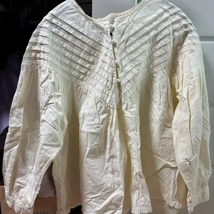 [BUNJANG] Ivory Blouse / 아이보리 블라우스