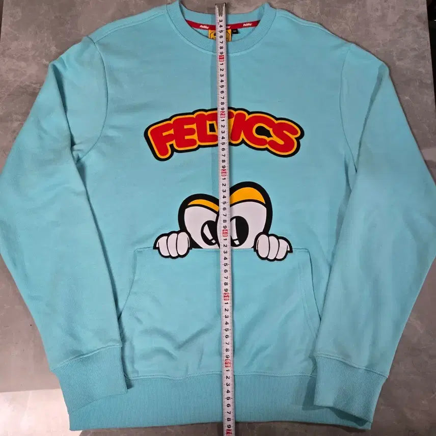 [BUNJANG] Felix Character Mint Sweatshirt / 펠릭스 캐릭터 맨투맨 티셔츠 민트