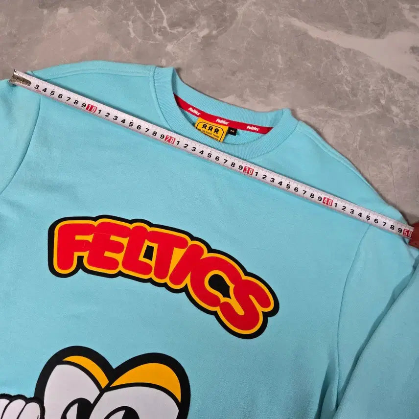 [BUNJANG] Felix Character Mint Sweatshirt / 펠릭스 캐릭터 맨투맨 티셔츠 민트