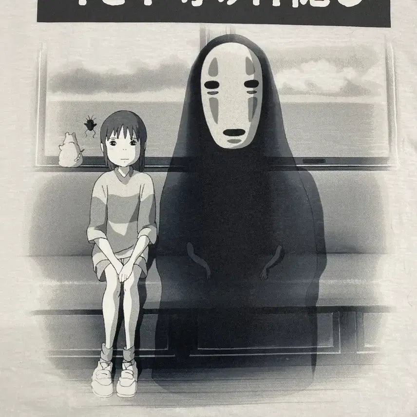 [BUNJANG] Ghibli Spirited Away Official Animation T-shirt / 지브리 센과치히로 오피셜 애니메이션 티셔츠