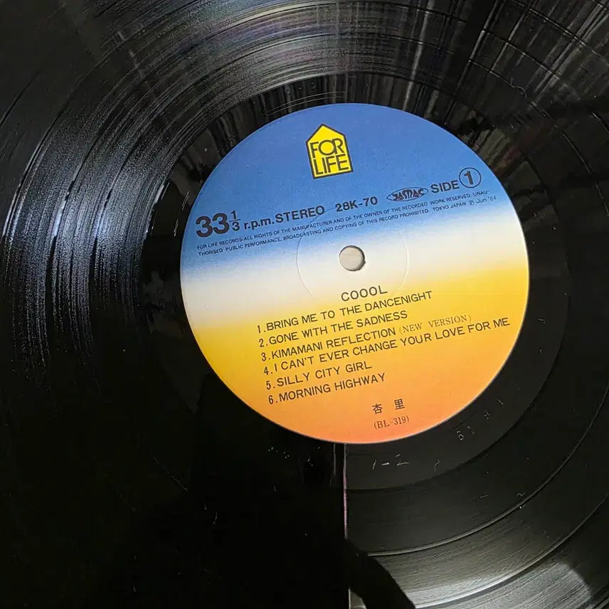 [BUNJANG] Anri Coool LP / (시티팝) Anri 7집   Coool  LP