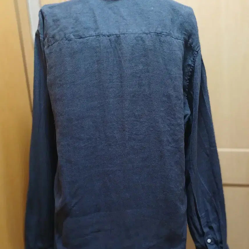 [SOLD OUT] 산드로 옴므(Sandro) 100% 헴프 셔츠 네이비 (L사이즈)