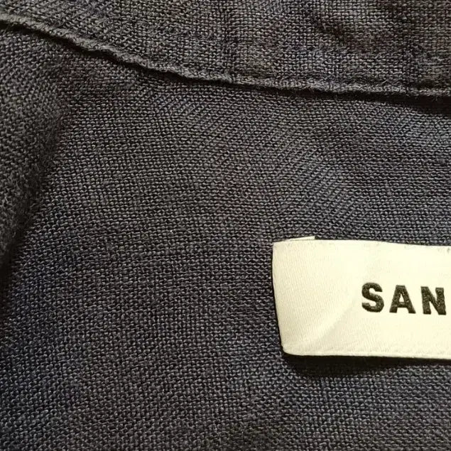 [SOLD OUT] 산드로 옴므(Sandro) 100% 헴프 셔츠 네이비 (L사이즈)