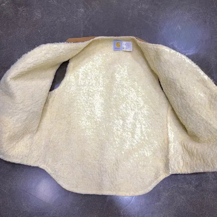 [BUNJANG] Carhartt Sherpa Lined Duck Canvas Vest M / 칼하트 쉐르파 덕 캔버스 조끼 베스트 M