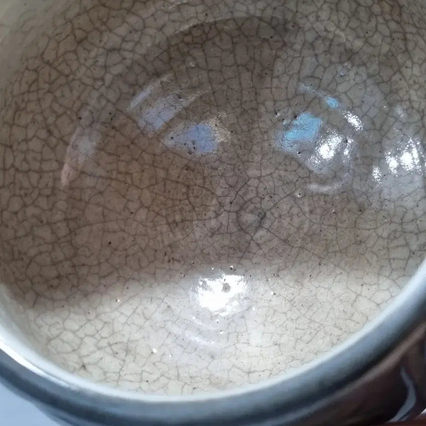 [BUNJANG] Vintage Celadon Porcelain Teacup / 오목다완 골동 빈티지 도자기 찻잔 컵. 지름 8 높이 6