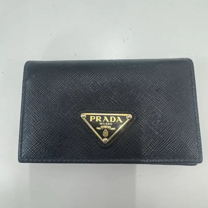 [BUNJANG] Prada Saffiano Black Bifold Wallet / 프라다 사피아노 블랙 반지갑