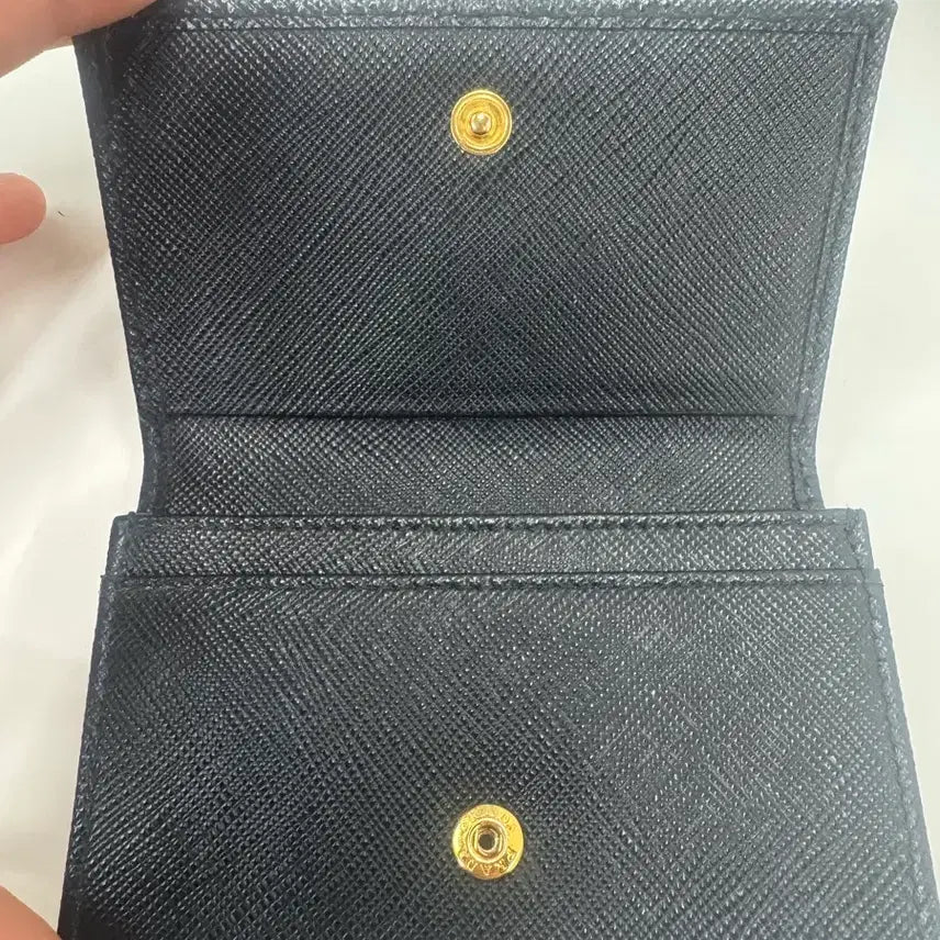[BUNJANG] Prada Saffiano Black Bifold Wallet / 프라다 사피아노 블랙 반지갑