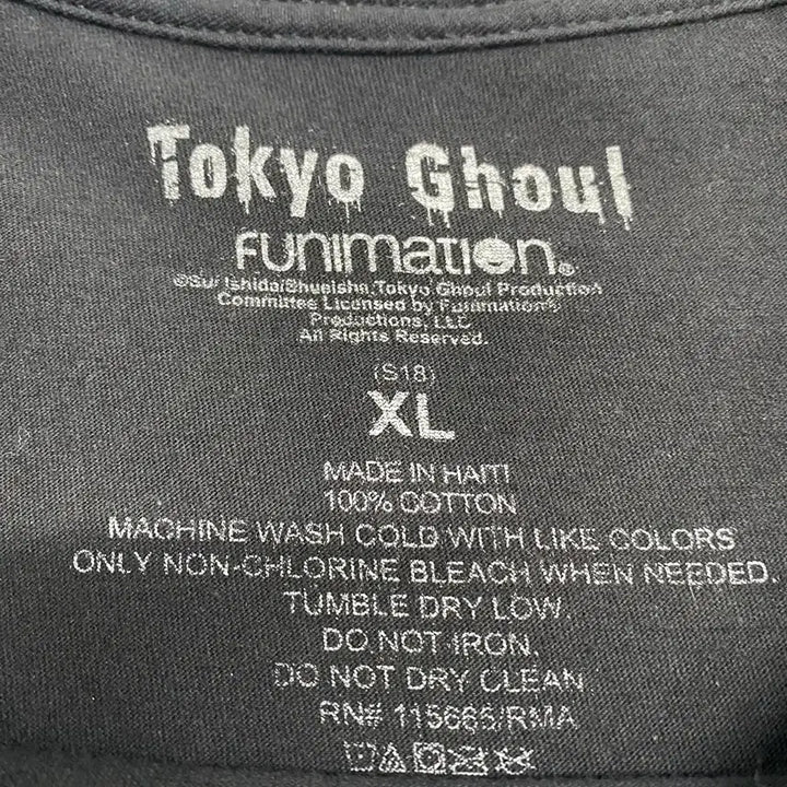 [BUNJANG] Tokyo Ghoul Official Anime T-shirt / 도쿄구울 오피셜 애니메이션 티셔츠