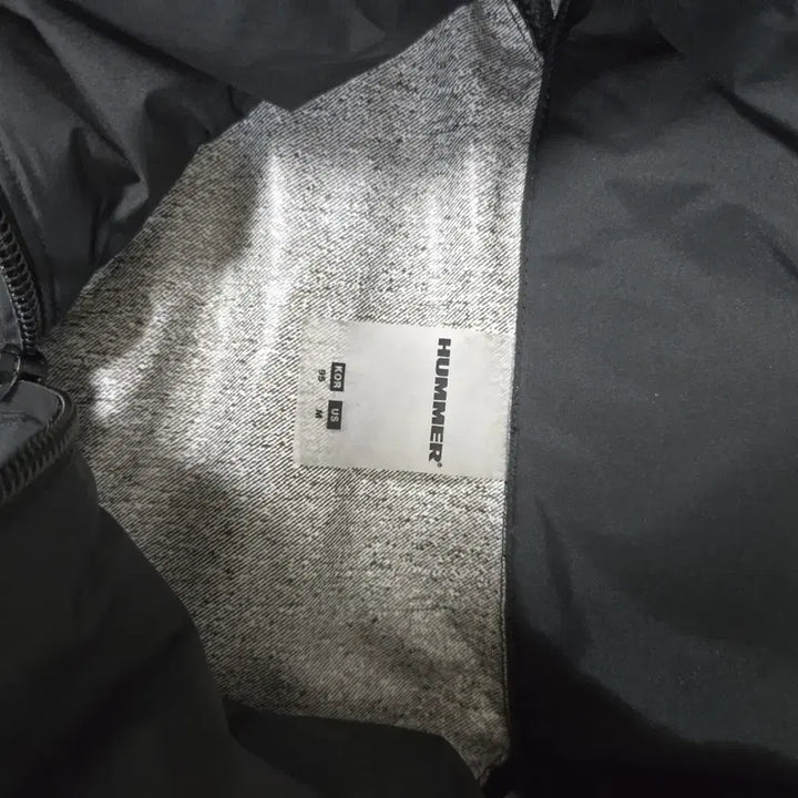 [BUNJANG] HUMMER Black Windbreaker Hooded Jacket / HUMMER 검정색 바람막이 후드 자켓