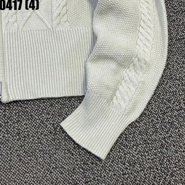 [BUNJANG] PLAC Knit Cropped Zip-up Cardigan / PLAC 니트 크롭 집업 가디건 F | 0417 [4]