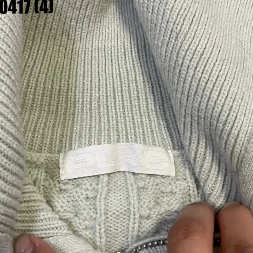 [BUNJANG] PLAC Knit Cropped Zip-up Cardigan / PLAC 니트 크롭 집업 가디건 F | 0417 [4]