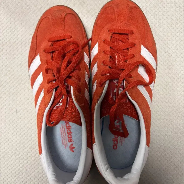 [BUNJANG] Adidas Gazelle Indoor Bold Orange Sneakers / 아디다스 가젤 인도어 볼드 오렌지 225