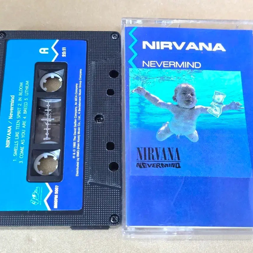 [BUNJANG] Nirvana Nevermind Cassette Tape / [A급/희귀] 너바나(Nirvana) - Nevermind 카세트 테이프