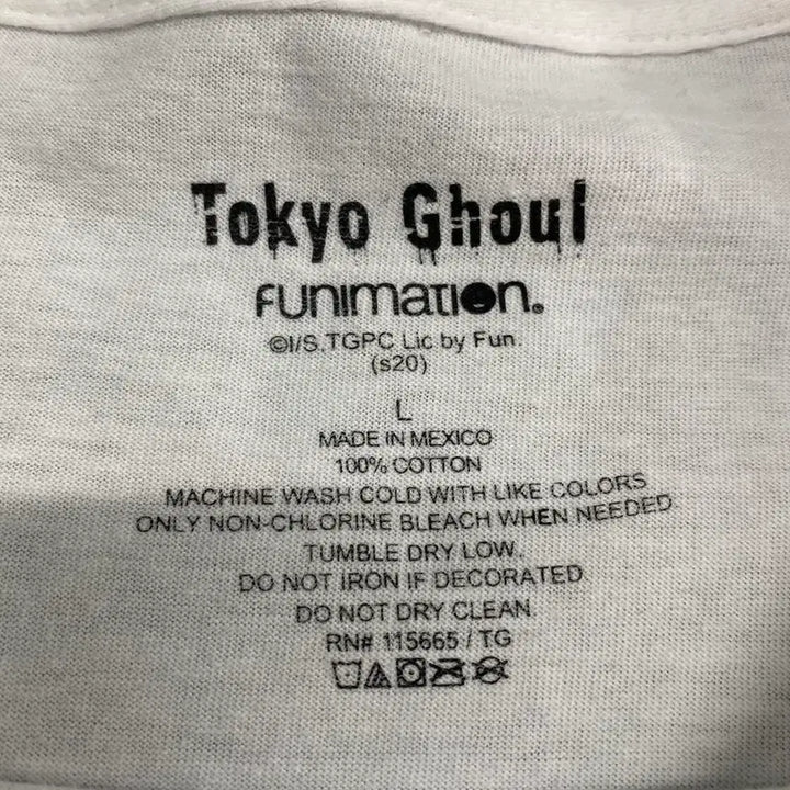 [BUNJANG] Tokyo Ghoul Official Anime T-shirt / 도쿄구울 오피셜 애니메이션 티셔츠