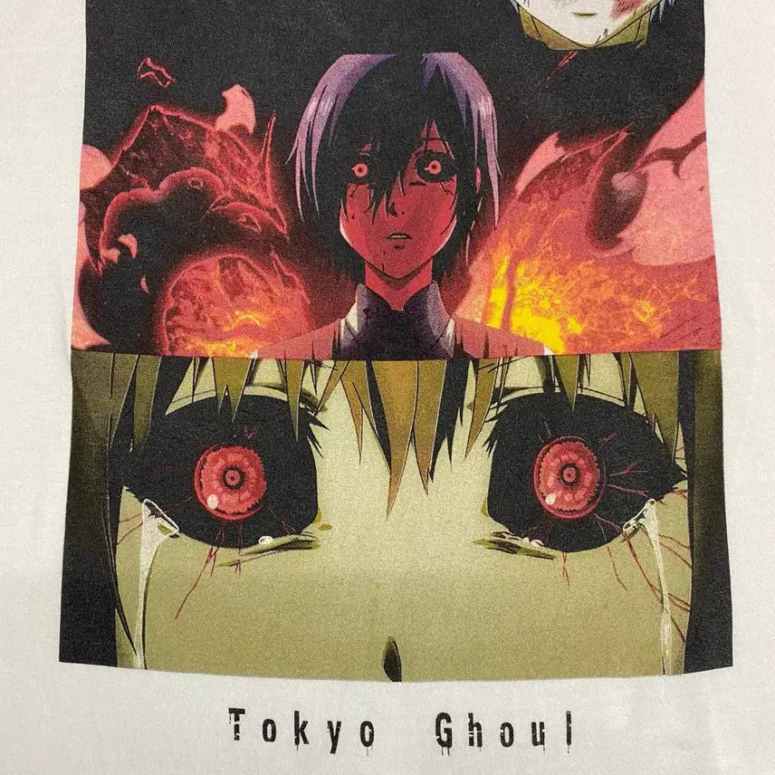 [BUNJANG] Tokyo Ghoul Official Anime T-shirt / 도쿄구울 오피셜 애니메이션 티셔츠