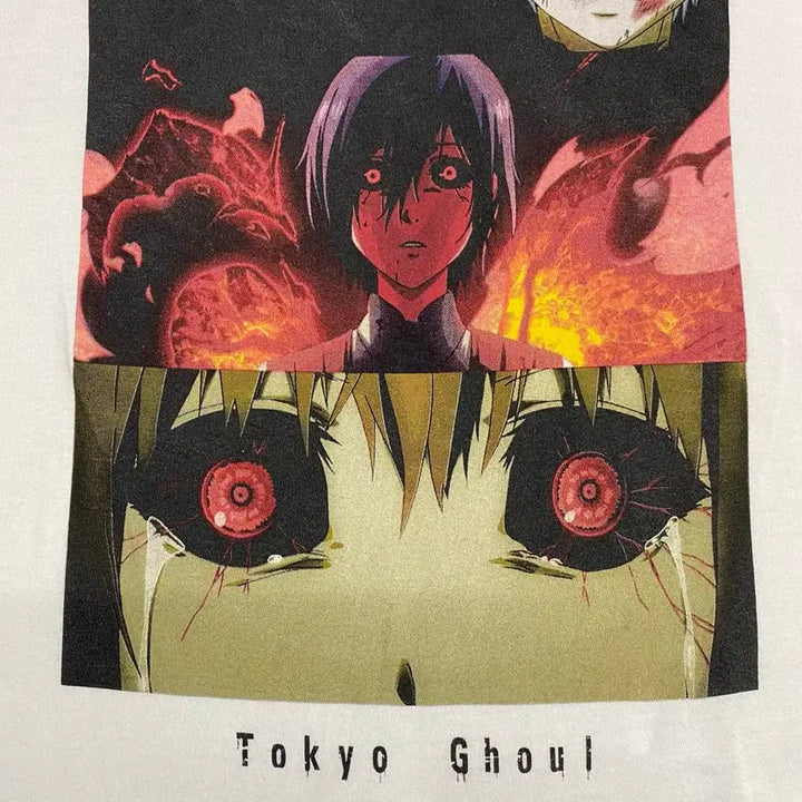 [BUNJANG] Tokyo Ghoul Official Anime T-shirt / 도쿄구울 오피셜 애니메이션 티셔츠