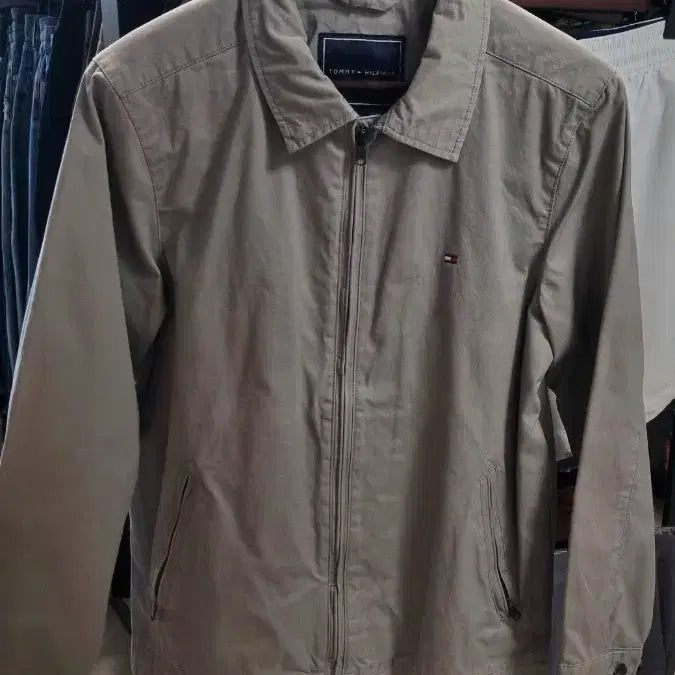 [BUNJANG] Tommy Hilfiger Windbreaker Jacket / [S] 타미 힐피거 블루종 바람막이 자켓 점퍼