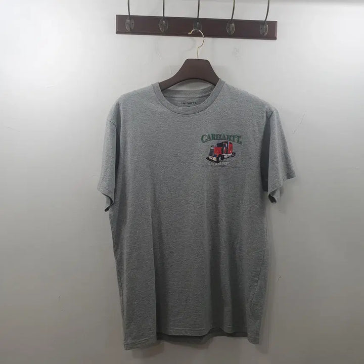[SOLD OUT] M 칼하트 남성 그레이 프린팅 반팔 티셔츠