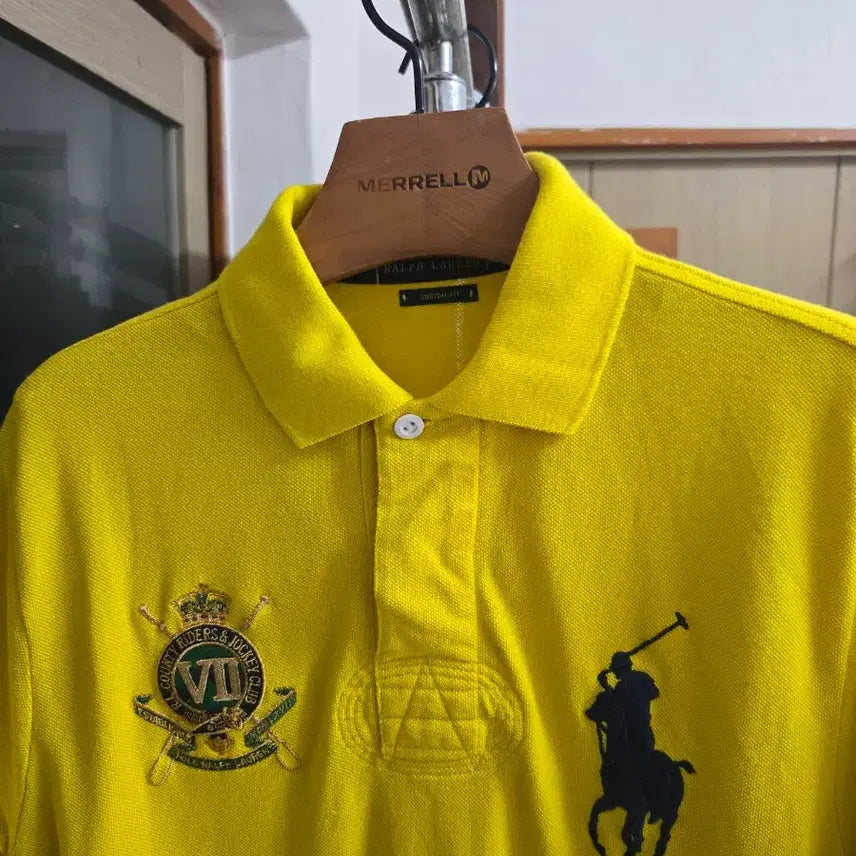 [BUNJANG] Polo Ralph Lauren Custom Fit Big Pony Polo Shirt / 남성S 폴로 커스텀핏 빅포니 카라 반팔티